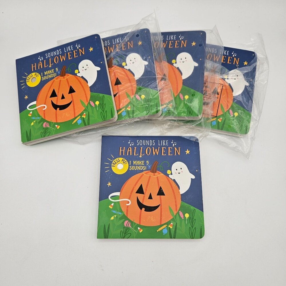 5 Mud Pie Sounds Like Halloween Infant/Toddler Board Book With Sounds Gift Party